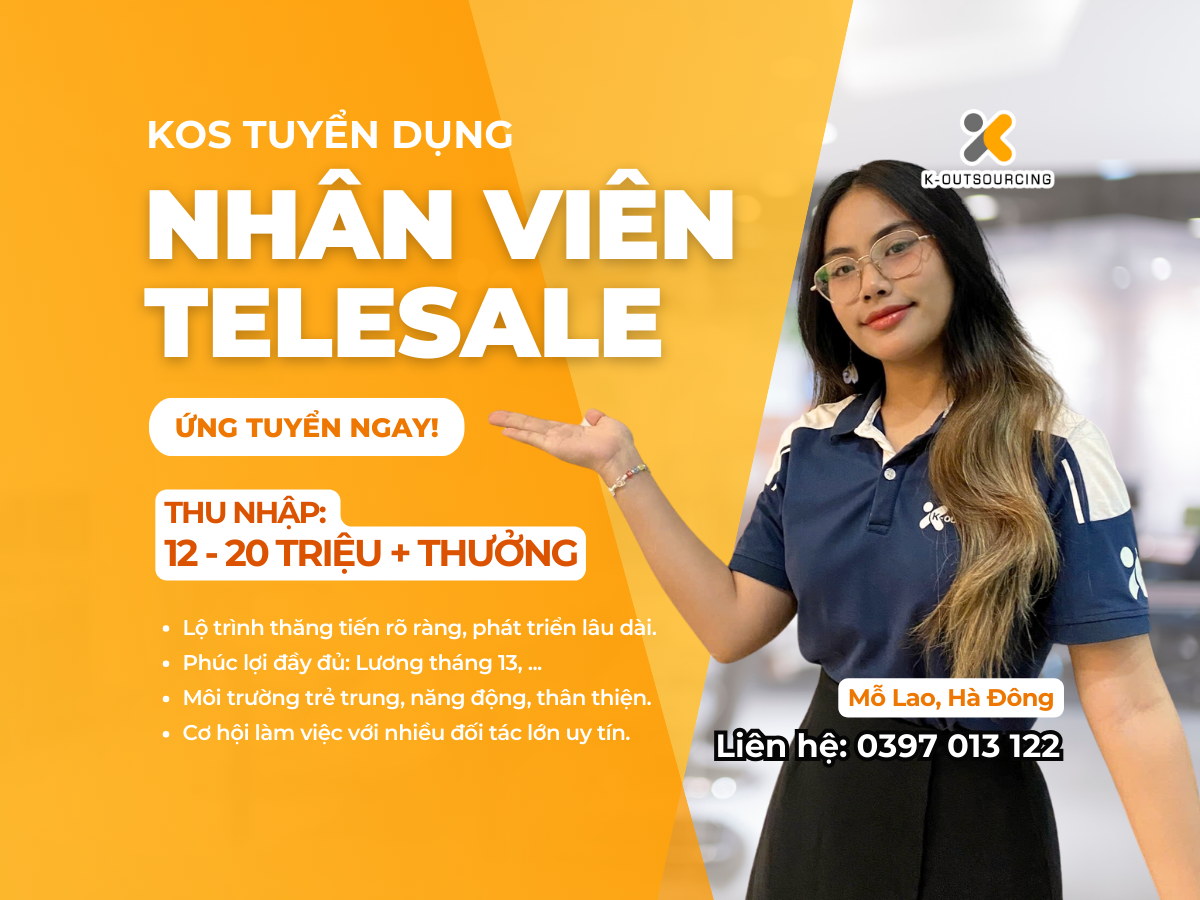 Tuyển Dụng Nhân viên Telesale