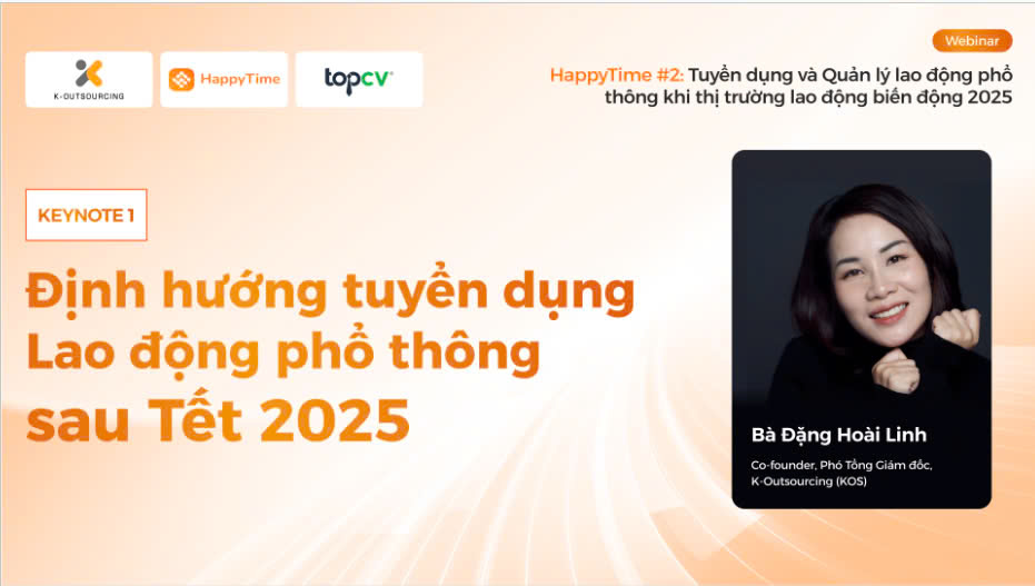 Thành Công Rực Rỡ Của Webinar "Tuyển Dụng & Quản Lý Lao Động Phổ Thông 2025"!