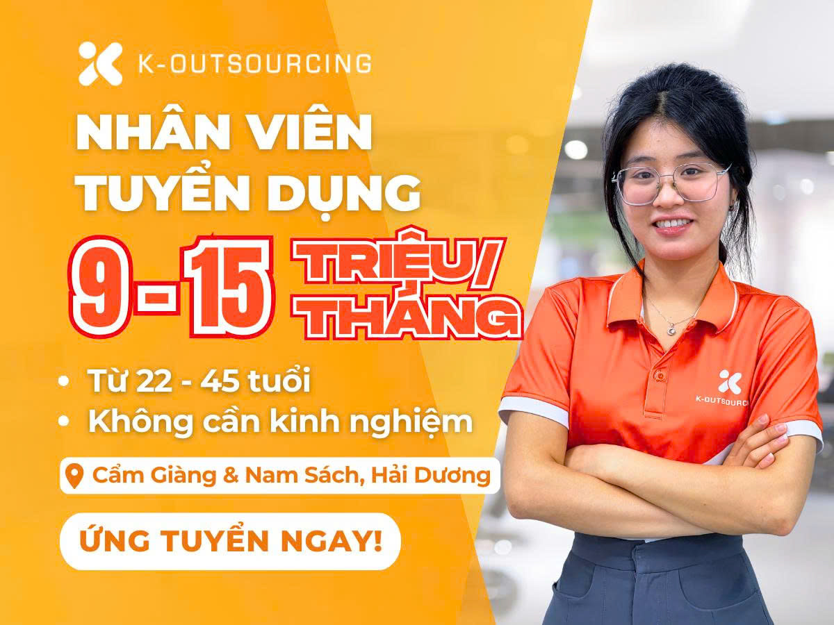 [KOS Hải Dương] Tuyển Dụng Các Vị Trí Nhân Viên Tuyển Dụng